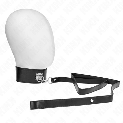 KINK Naszyjnik z paskiem 116 cm Model 2, regulowany czarny 36-43 cm