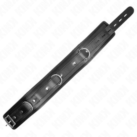 KINK Naszyjnik z paskiem imitacja skory Model 3 regulowany 37-54 cm