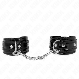 KINK Neoprenowe mankiety na nadgarstki z regulacją 17-24 cm czarne
