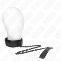 KINK Neoprenowy Kołnierz Bondage Model 2 z Paskiem regulowany 78 cm