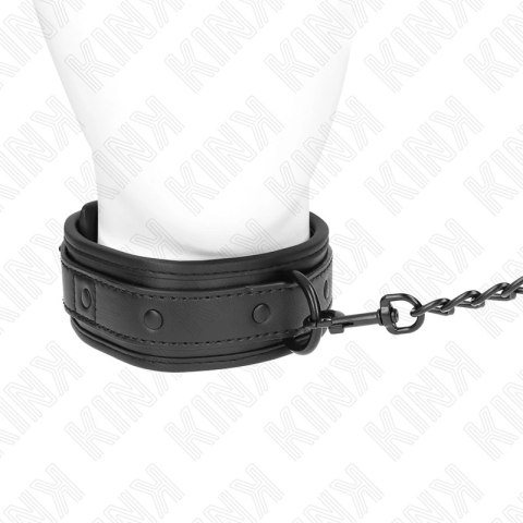 KINK Neoprenowy Kołnierz Bondage Model 2 z Paskiem regulowany 78 cm