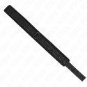 KINK Obroża regulowana z wytrzymałą smyczą 77 cm czarna 34-54 cm x 5 cm