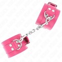 KINK Opaski na nadgarstki Malinowa Roża, regulowane, 20-28 cm, wyściołka