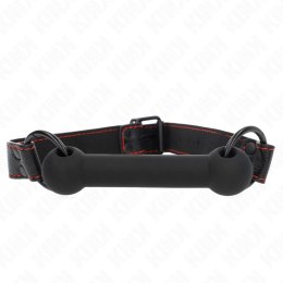 KINK Pasek Skorzany Regulowany 41-57 cm - Czarny Akcesorium Kontrolne