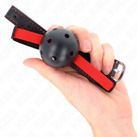 KINK Pasek z krotkim twardym elementem 4,5 cm - regulowany, czarny