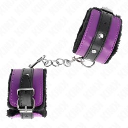 KINK Premium Zabezpiecznik na Nadgarstki Czarny-Fioletowy Regulowany 17-29cm