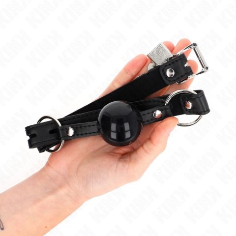 KINK kulka TPE 4 cm z blokadą czarną - komfortowy system kontroli 60x2 cm