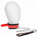 Kink Naszyjnik z Regulowanym Czerwonym Paskiem 36-43 cm 65 cm