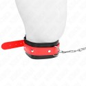Kink Naszyjnik z Regulowanym Czerwonym Paskiem 36-43 cm 65 cm