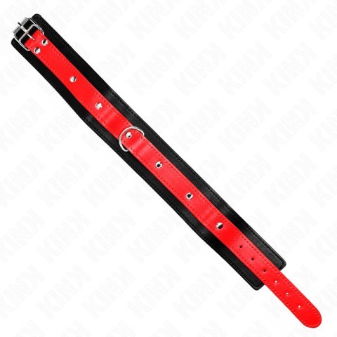 Kink Naszyjnik z Regulowanym Czerwonym Paskiem 36-43 cm 65 cm