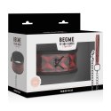 BEGME Premium Collar Red Edition z wegańskiej skory i neoprenu