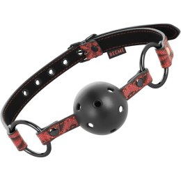 Begme Red Edition pasek z wegańskiej skory z wentylowaną kulą 4,5 cm