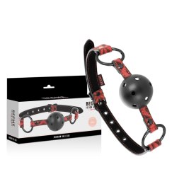 Begme Red Edition pasek z wegańskiej skory z wentylowaną kulą 4,5 cm