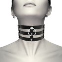 Coquette Chic Desire Choker czarny, regulowany, wegańska skora 38cm
