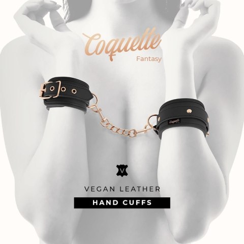 Coquette Chic Desire Fantasy - Kajdanki z wegańskiej skory neoprenowe, regulowane