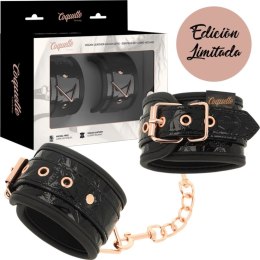 Coquette Chic Desire Kajdanki Black Edition z neoprenową podszewką