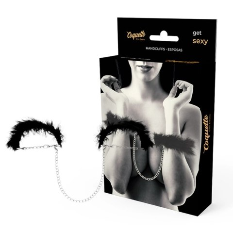 Coquette Chic Desire Kajdanki Fetish Deluxe - Metalowe, Eleganckie, Niklowane