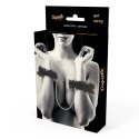 Coquette Chic Desire Kajdanki Fetish Deluxe - Metalowe, Eleganckie, Niklowane