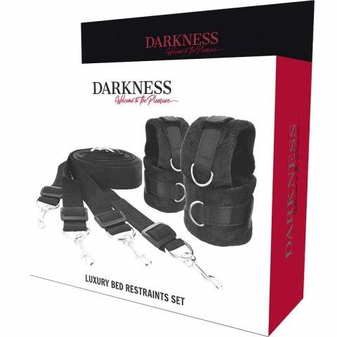 Darkness Zestaw do Mocowania Łożka - Uniwersalne Krawaty Neoprenowe