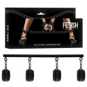 Fetish Submissive Regulowany Separator z 4 Elementami, 62 cm, Czarny