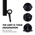 Fetish Submissive Regulowany Separator z 4 Elementami, 62 cm, Czarny