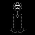 Fetish Submissive Ring Gag z zaciskami na piersi, skora wegańska