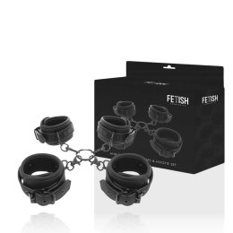 Fetish Submissive - Zestaw mankietow neoprenowych na ręce i kostki