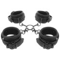 Fetish Submissive - Zestaw mankietow neoprenowych na ręce i kostki