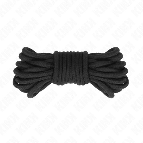 KINK Ropes Bawełniana Lina 5m Czarna - komfortowa i wytrzymała
