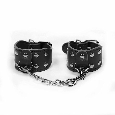 OHMAMA FETISH - Mini opaski na nadgarstki z metalowymi detalami, uniwersalne