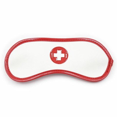 OHMAMA Fetish Mini Zestaw 3-częściowy Pielęgniarka PVC Czerwony