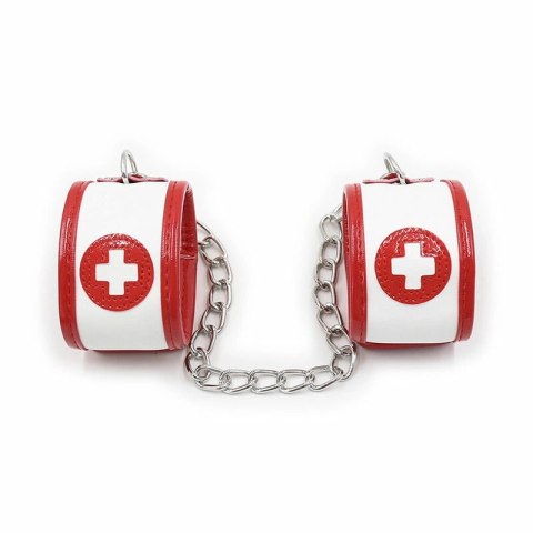 OHMAMA Fetish Mini Zestaw 3-częściowy Pielęgniarka PVC Czerwony
