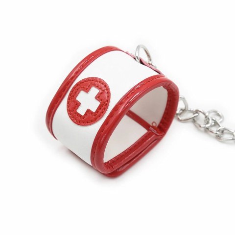 OHMAMA Fetish Mini Zestaw 3-częściowy Pielęgniarka PVC Czerwony