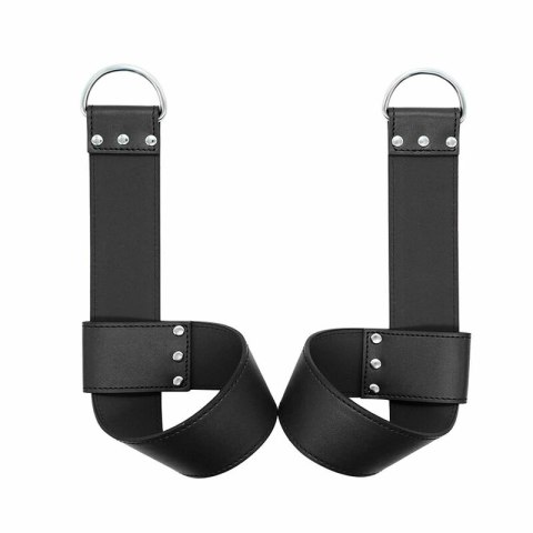 OHMAMA Fetish - Regulowane mankiety z podwieszeniem z PVC uniwersalne