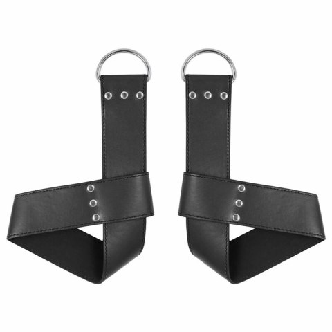 OHMAMA Fetish - Regulowane mankiety z podwieszeniem z PVC uniwersalne