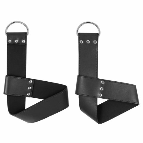 OHMAMA Fetish - Regulowane mankiety z podwieszeniem z PVC uniwersalne