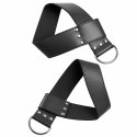 OHMAMA Fetish - Regulowane mankiety z podwieszeniem z PVC uniwersalne