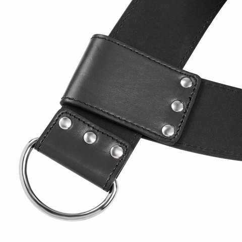 OHMAMA Fetish - Regulowane mankiety z podwieszeniem z PVC uniwersalne