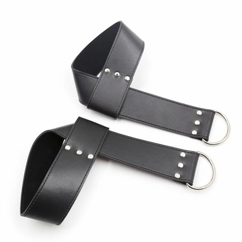 OHMAMA Fetish - Regulowane mankiety z podwieszeniem z PVC uniwersalne