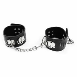 OHMAMA Fetish - Regulowane zabezpieczenia kostek PVC/metal 21-28 cm