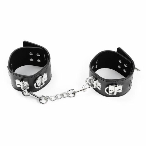 OHMAMA Fetish - Regulowane zabezpieczenia kostek PVC/metal 21-28 cm