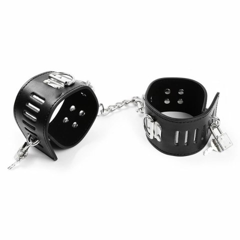 OHMAMA Fetish - Regulowane zabezpieczenia kostek PVC/metal 21-28 cm