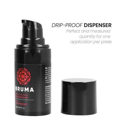 BRUMA Żel intymny o smaku truskawkowym 15 ml - balsam wzmacniający