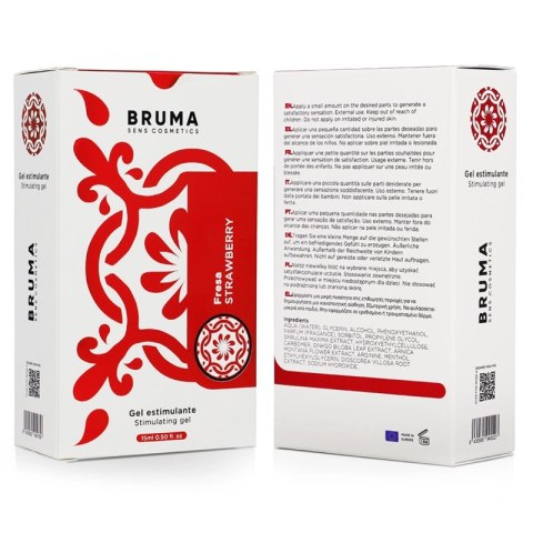 BRUMA Żel intymny o smaku truskawkowym 15 ml - balsam wzmacniający