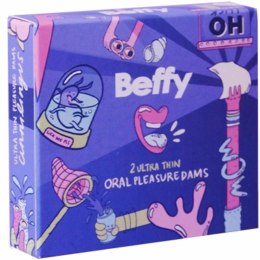 Beffy Bariera Oralna Lateksowa Ultra-Cienka 2 sztuki