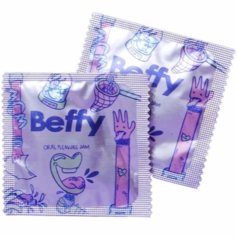 Beffy Bariera Oralna Lateksowa Ultra-Cienka 2 sztuki