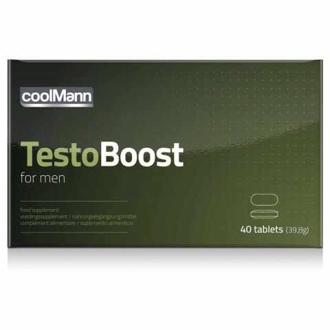 Cobeco CoolMann Testoboost 40 tabletek - wsparcie witalności dla mężczyzn