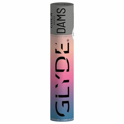 GLYDE Sheer Glyde Dam 4 szt. Bariera lateksowa do higieny intymnej cola