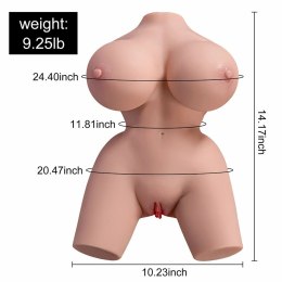 XISE FRIEDA Torso anatomiczny z systemem wibracji i ruchu 36 cm