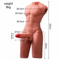 XISE Jason anatomiczny tors męski z systemem ruchu i wibracji 55 cm